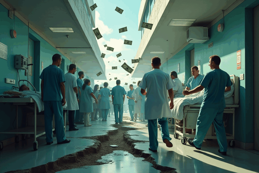 Krank, teurer, kaputt | © 2025 Flux JS